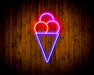 Ice Cream Cone Flex Silicone LED Sign (Neon-Style, LED Technology) - Way Up Gifts