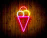 Ice Cream Cone Flex Silicone LED Sign (Neon-Style, LED Technology) - Way Up Gifts