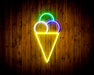 Ice Cream Cone Flex Silicone LED Sign (Neon-Style, LED Technology) - Way Up Gifts