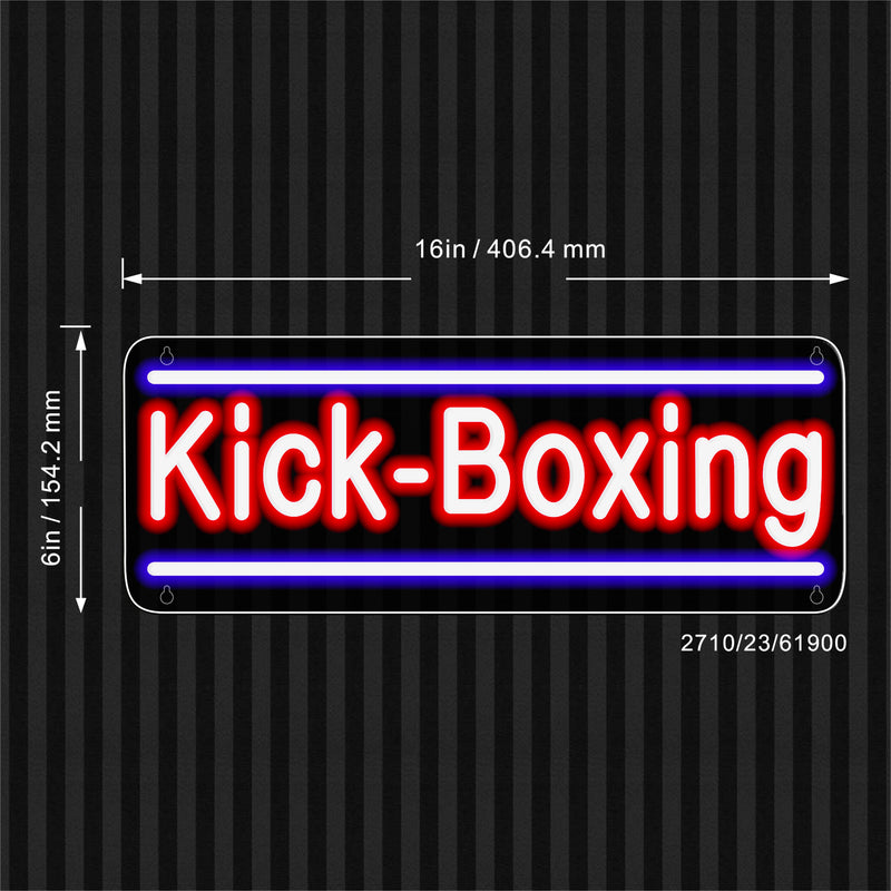 Kick-Boxing Flex Silicone LED Sign (Neon-Style, LED Technology) - LED Gift Works