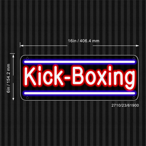 Kick-Boxing Flex Silicone LED Sign (Neon-Style, LED Technology) - LED Gift Works