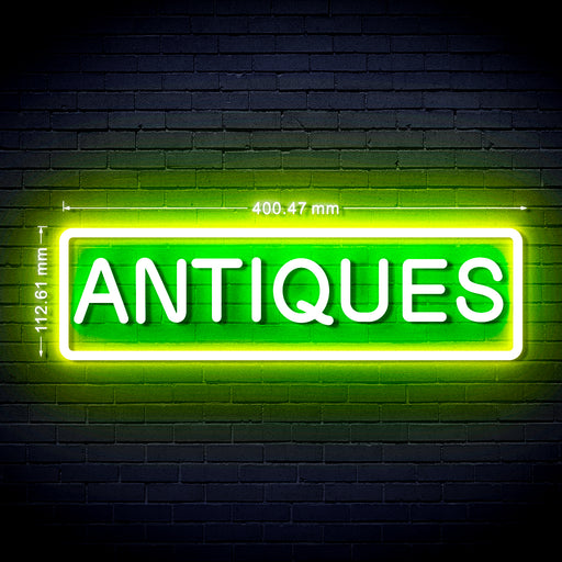 Antiques Flex Silicone LED Sign (Neon-Style, LED Technology) - Way Up Gifts