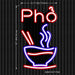 Vertical Vietnamese Noodles Pho Flex Silicone LED Sign (Neon-Style, LED Technology) - Way Up Gifts