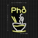 Vertical Vietnamese Noodles Pho Flex Silicone LED Sign (Neon-Style, LED Technology) - Way Up Gifts