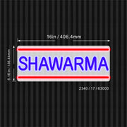 16" Shawarma Flex Silicone LED Sign (Neon-Style, LED Technology) - LED Gift Works