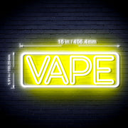 16" Vape Flex Silicone LED Sign (Neon-Style, LED Technology) - LED Gift Works