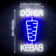 Doner Kebab Flex Silicone LED Sign (Neon-Style, LED Technology) - LED Gift Works