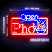 Open Pho Vietnam Noodles Flex Silicone LED Sign (Neon-Style, LED Technology) - Way Up Gifts