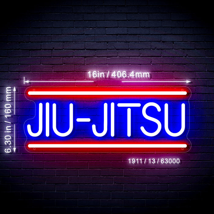 Brazilian Sport Jiu-Jitsu Flex Silicone LED Sign (Neon-Style, LED Technology) - Way Up Gifts