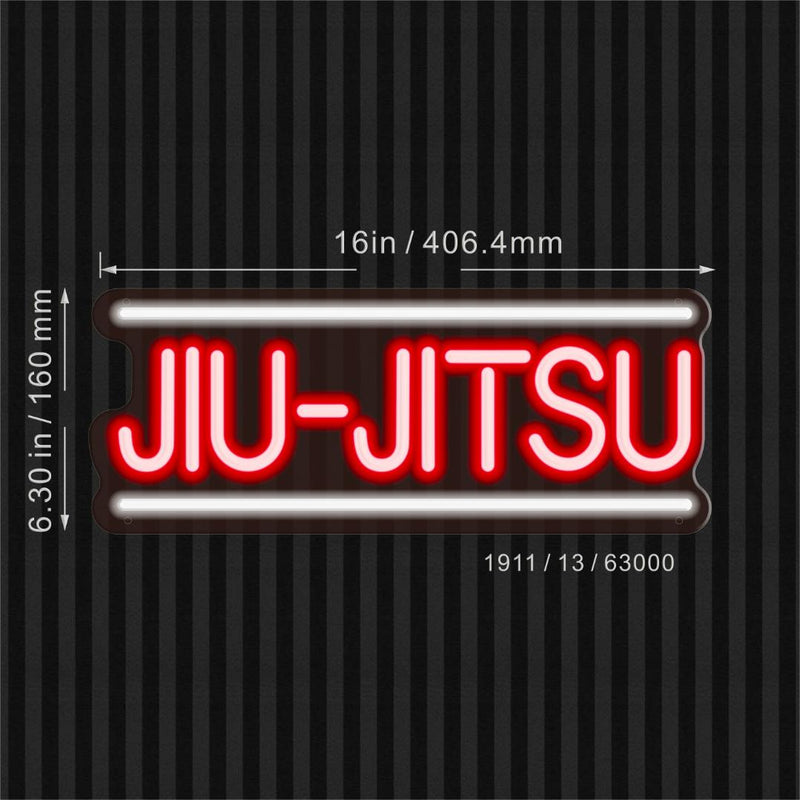 Brazilian Sport Jiu-Jitsu Flex Silicone LED Sign (Neon-Style, LED Technology) - LED Gift Works