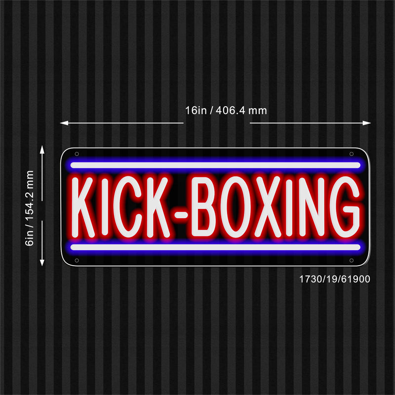 Kick-Boxing Flex Silicone LED Sign (Neon-Style, LED Technology) - LED Gift Works