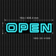 Modern Store Open Sign Flex Silicone LED Sign (Neon-Style, LED Technology) | LED Business Window Sign - LED Gift Works