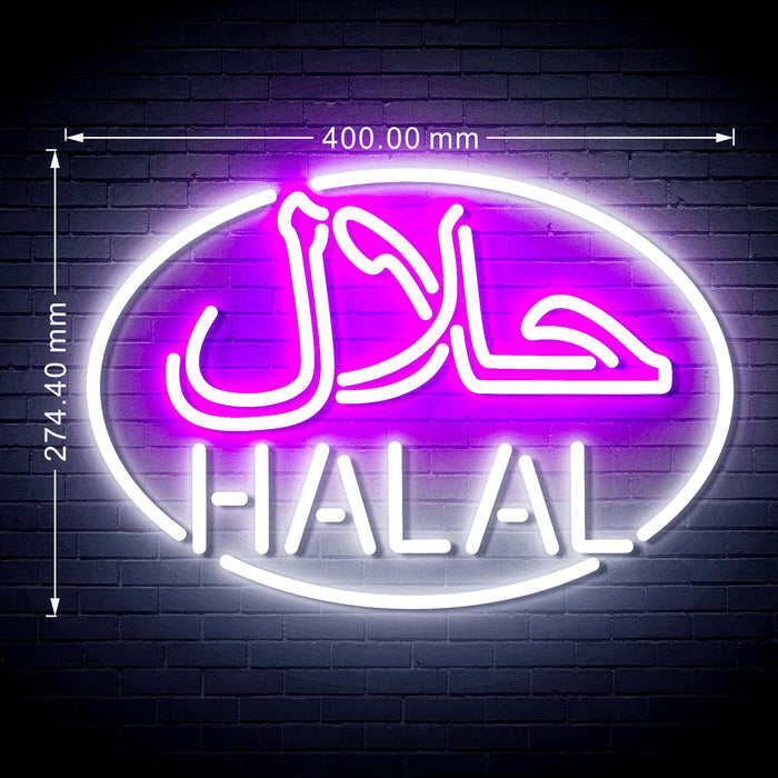 Arabic Restaurant Halal Food Flex Silicone LED Sign (Neon-Style, LED Technology) - Way Up Gifts