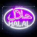 Arabic Restaurant Halal Food Flex Silicone LED Sign (Neon-Style, LED Technology) - Way Up Gifts
