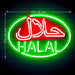 Arabic Restaurant Halal Food Flex Silicone LED Sign (Neon-Style, LED Technology) - Way Up Gifts