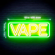 16" Vape Flex Silicone LED Sign (Neon-Style, LED Technology) - LED Gift Works