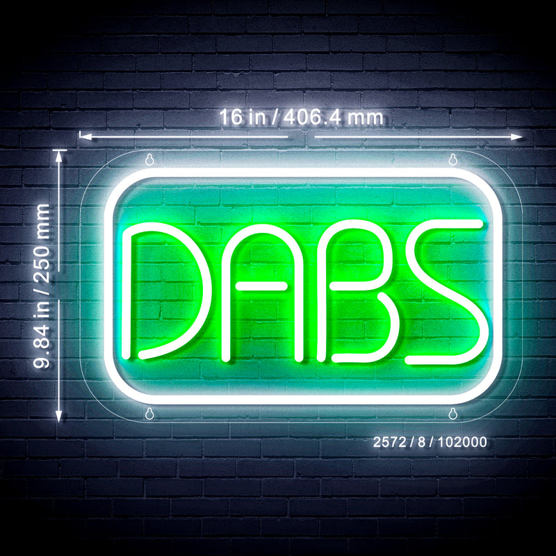 Medical Marijuana Dabs Flex Silicone LED Sign (Neon-Style, LED Technology) - LED Gift Works