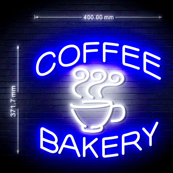 16" Coffee Bakery Shop Flex Silicone LED Sign (Neon-Style, LED Technology) - Way Up Gifts