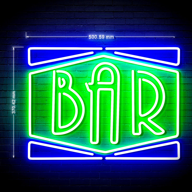 Bar Sign Ultra-Bright LED Sign with Remote (Neon-Style, LED Technology) - LED Gift Works