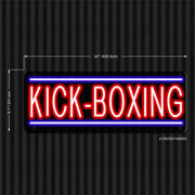 Kick-Boxing Ultra-Bright LED Sign with Remote (Neon-Style, LED Technology) - LED Gift Works