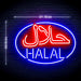 Arabic Restaurant Halal Food Ultra-Bright LED Sign with Remote (Neon-Style, LED Technology) - Way Up Gifts