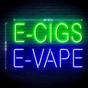 Vape Shop Vaporizers E-Cigs E-Vape Ultra-Bright LED Sign with Remote (Neon-Style, LED Technology) - LED Gift Works
