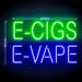 Vape Shop Vaporizers E-Cigs E-Vape Ultra-Bright LED Sign with Remote (Neon-Style, LED Technology) - Way Up Gifts