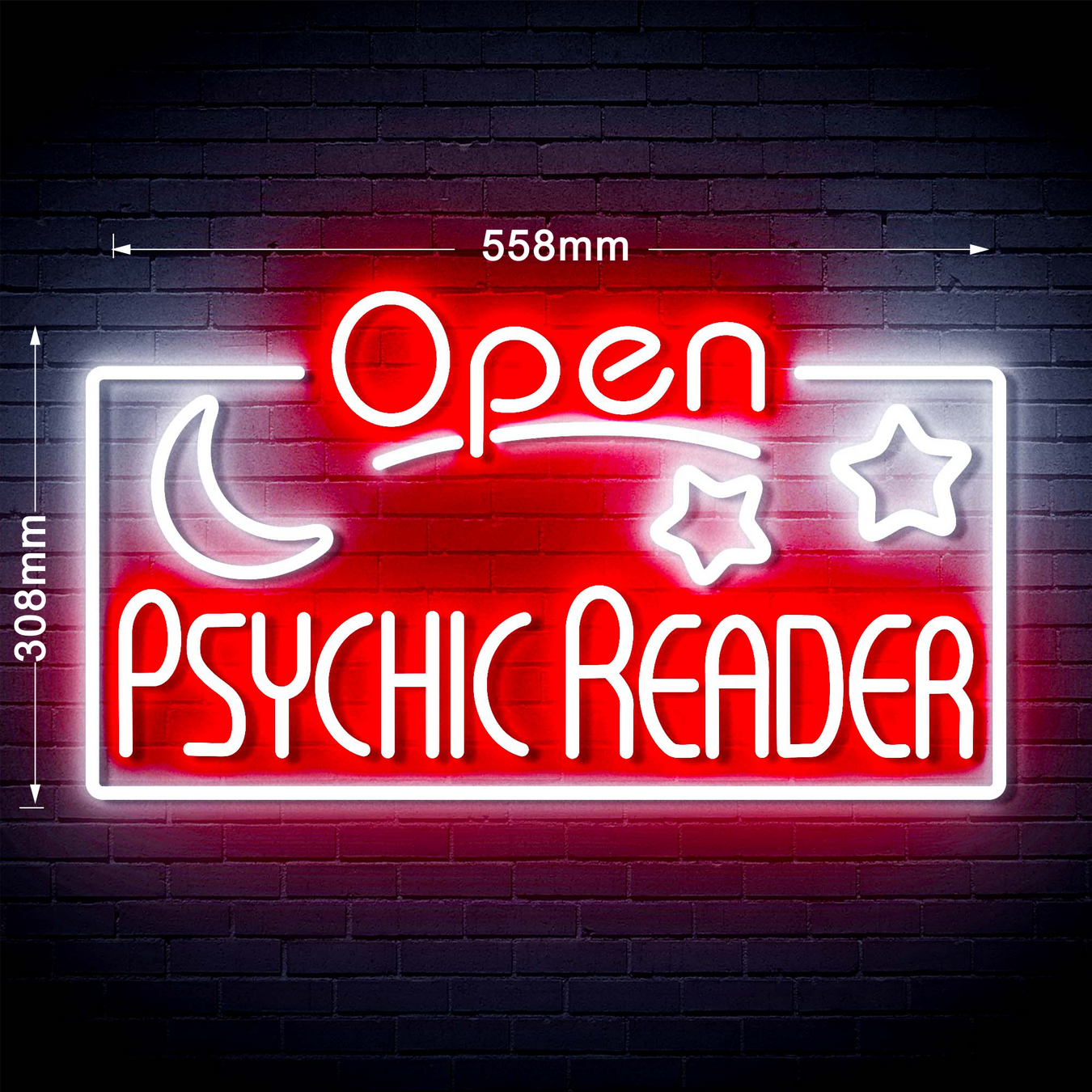 Open Fortune Teller Psychic Reader Ultra-Bright LED Sign with Remote (Neon-Style, LED Technology) - LED Gift Works