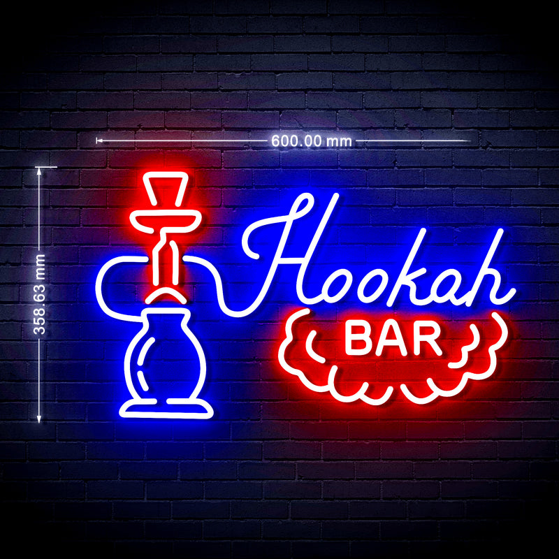 Hookah Bar Ultra-Bright LED Sign with Remote (Neon-Style, LED Technology) - LED Gift Works