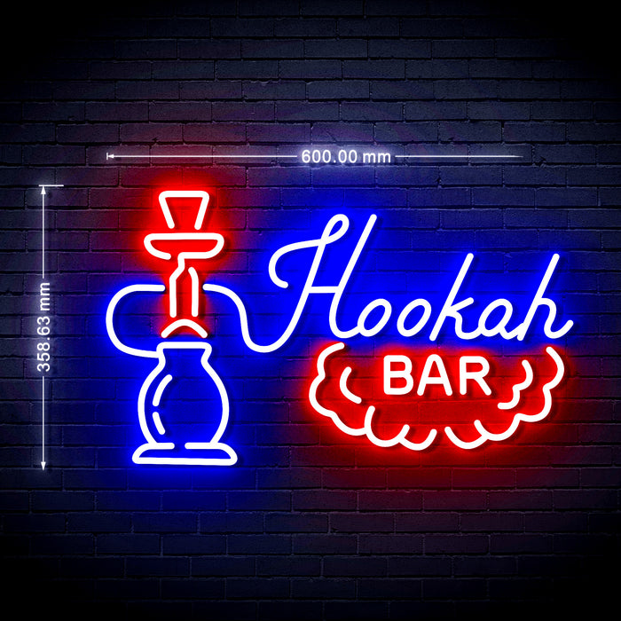 Hookah Bar Ultra-Bright LED Sign with Remote (Neon-Style, LED Technology) - Way Up Gifts