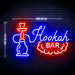 Hookah Bar Ultra-Bright LED Sign with Remote (Neon-Style, LED Technology) - Way Up Gifts