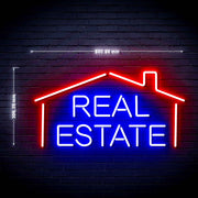 Real Estate Ultra-Bright LED Sign with Remote (Neon-Style, LED Technology) - LED Gift Works