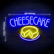 Bakery Cheesecake Ultra-Bright LED Sign with Remote (Neon-Style, LED Technology) - LED Gift Works