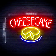 Bakery Cheesecake Ultra-Bright LED Sign with Remote (Neon-Style, LED Technology) - LED Gift Works