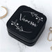 Personalized Jewelry Box - Leafy Floral Wreath Travel Gift for Bridesmaids - Way Up Gifts