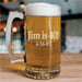 Any Name Big Sports Glass Mug - Way Up Gifts