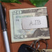 Personalized Silver Money Clip - Sleek Elongated Design - Way Up Gifts