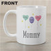 Grandma Balloons Coffee Mug - Custom Balloon Design Mug with Grandchildren's Names - Way Up Gifts