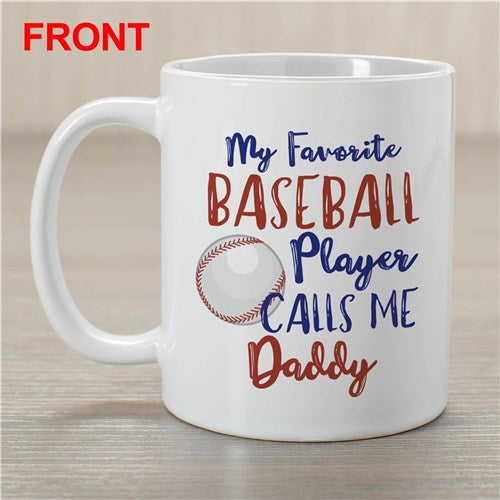 My Favorite Sports Player Calls Me Mug - Personalized Sports Mom/Dad - Way Up Gifts