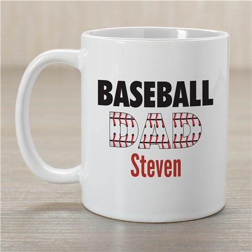Personalized Sports Mug - Custom Gift for Sports Fans - Way Up Gifts