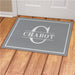 Family Name and Initial Personalized Doormat - Custom Monogram Welcome Mat - Way Up Gifts