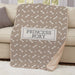 Personalized Dog Bone Sherpa Blanket - Pet Lover's Custom Blanket - Way Up Gifts