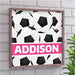 Personalized Soccer Wall Sign - Custom Framed Sports Decor for Boys or Teens - Way Up Gifts