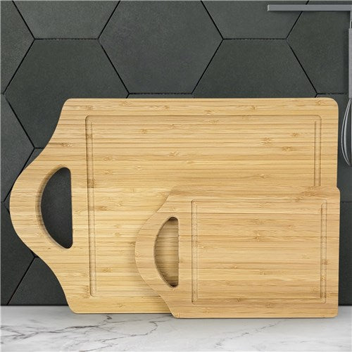 Personalized King of the Grill Cutting Board - BBQ Master Bamboo Board - LED Gift Works