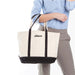 Personalized Embroidered Script Name Tote Bag – Classic Canvas Tote - Way Up Gifts