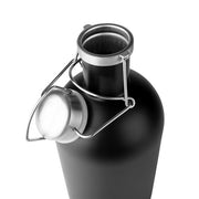 Personalized Matte Black 64 oz. Stainless Steel Growler - Engraved with Initials - LED Gift Works