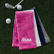 Personalized Golf Towel - Embroidered Golf Gift - LED Gift Works