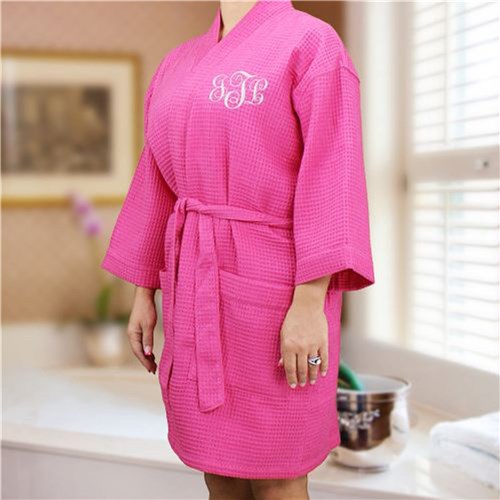 Monogrammed Bridesmaid Robe - Personalized Wedding Day Gift - LED Gift Works