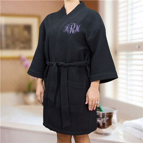 Monogrammed Bridesmaid Robe - Personalized Wedding Day Gift - Way Up Gifts