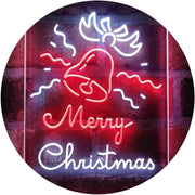 Merry Christmas Bell Decoration LED Light Sign - LED Gift Works